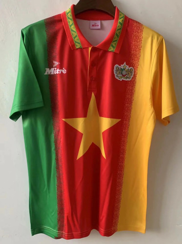 Retro 1994 Cameroon soccer jersey size S-2XL