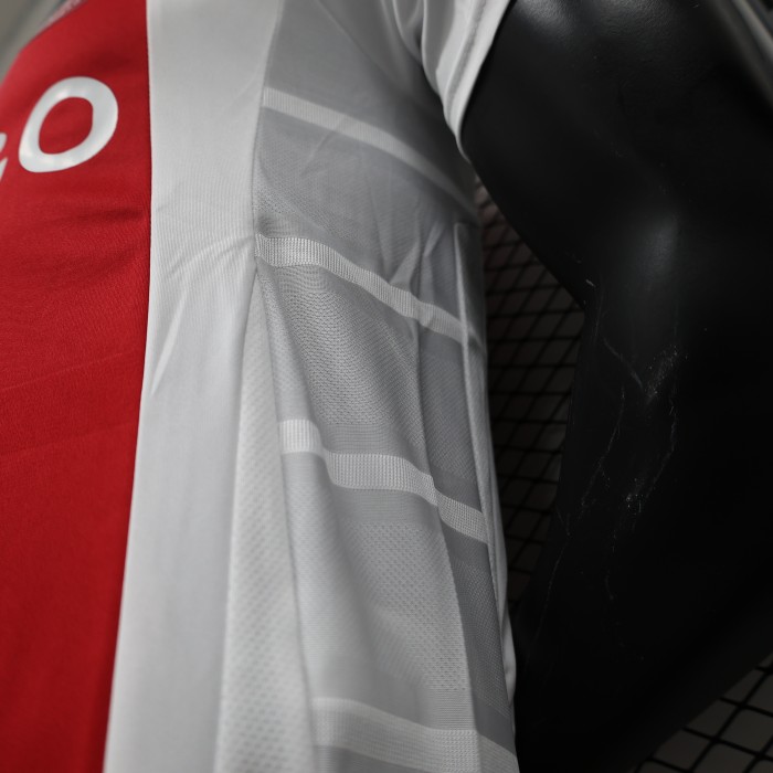 Player Version Ajax Home Soccer Jersey 2024 2025