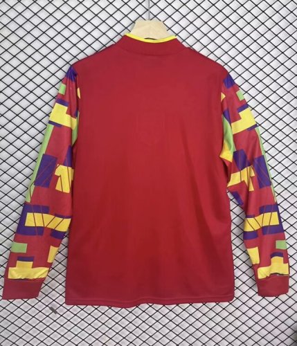 Retro England Goalkeeper Soccer Long Sleeve Jersey 1996