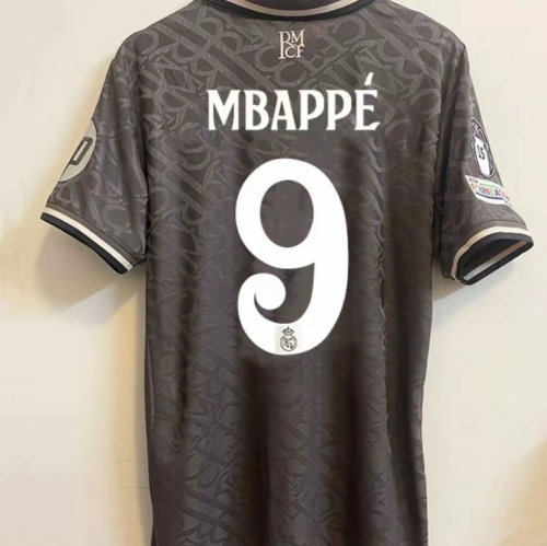 MBAPPE 2024-2025 Real Madrid 3rd BLACK