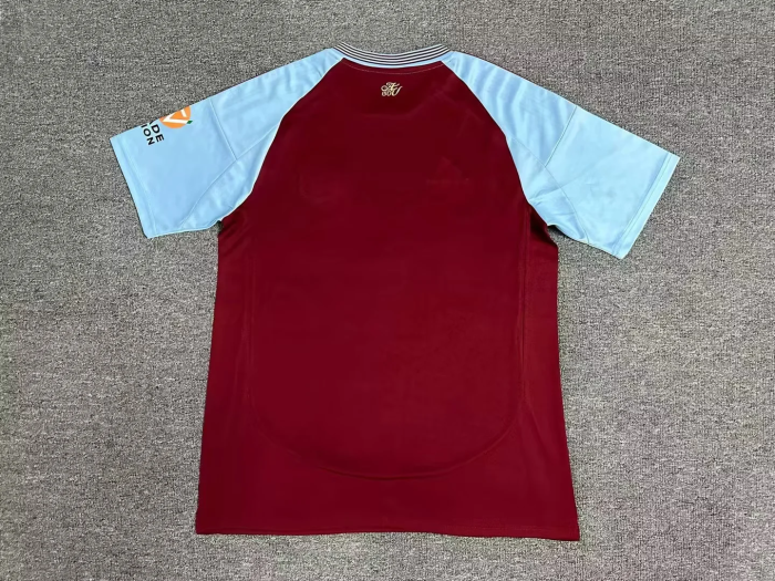 24-25 Aston Villa home soccer jersey
