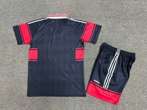 97-99 retro Kids Bayern home soccer uniform