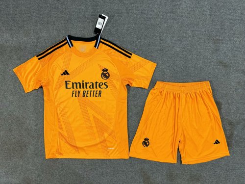 Kids Real Madrid orange 24-25 Kit