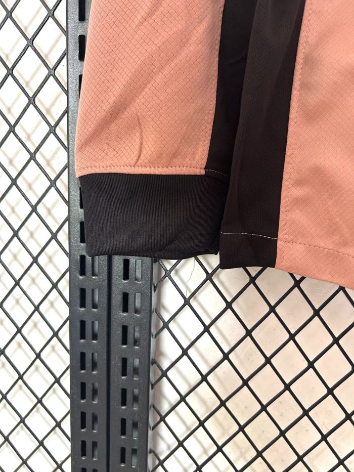 maillot extérieur manches longues paris 24-25 rose troisième taille S-4XL