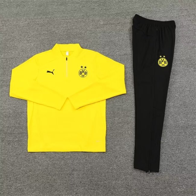 BVB Training Soccer Suit 2024 2025 Yellow Dortmund