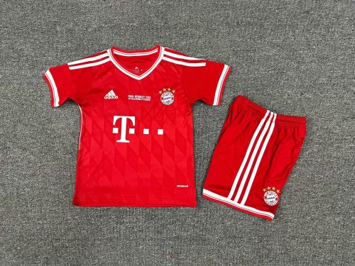 Retro Kids Bayern Home Soccer Uniform 2013 2014
