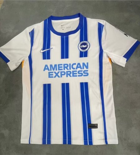 Brighton home soccer jersey 2024 2025