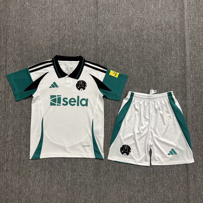 Kids Newcastle Third Away Soccer Uniform 2024 2025