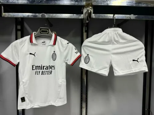 kids kit 24-25 AC Milan away soccer jersey