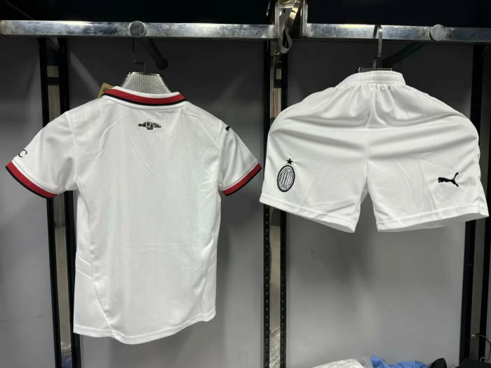 kids kit 24-25 AC Milan away soccer jersey