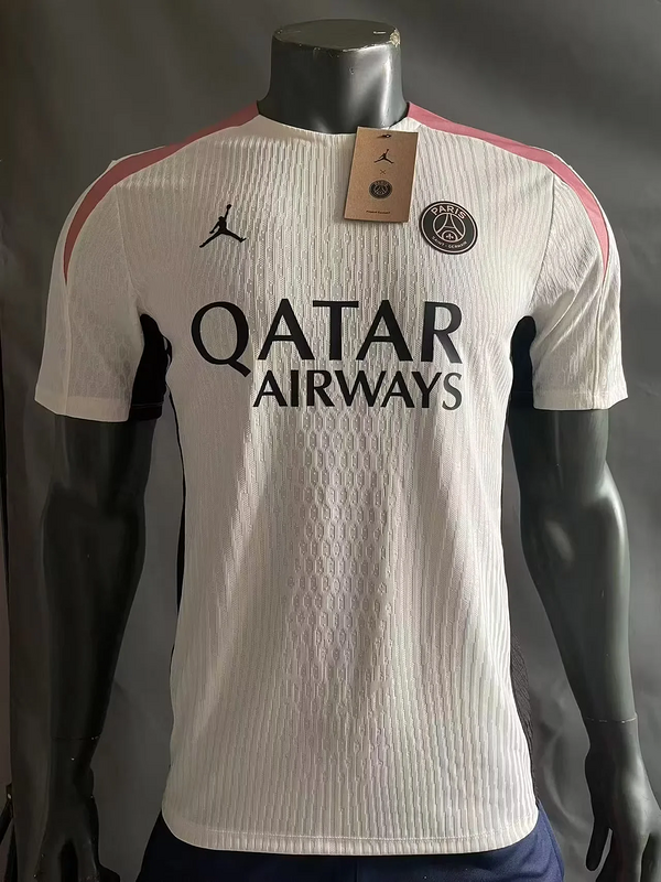 player version add+$5 24-25 parissg jordan version white soccer jersey size s-2xl