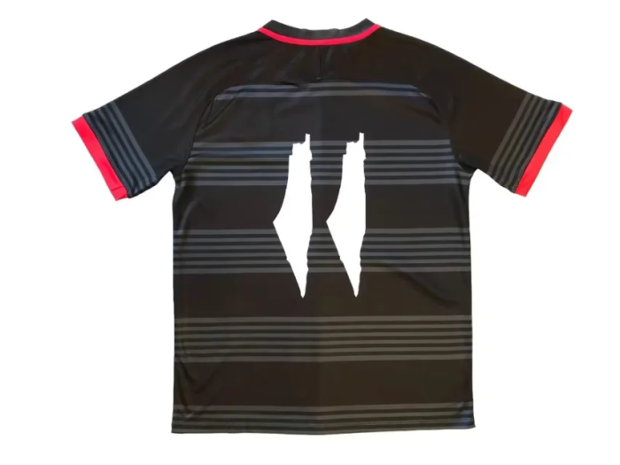 size S-4XL 24-25 Palestine special version black long sleeves soccer jersey