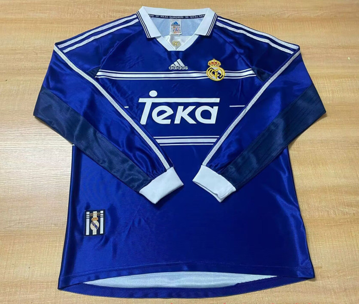 REAL MADRID 98-99 purple away long sleeve S-XXL