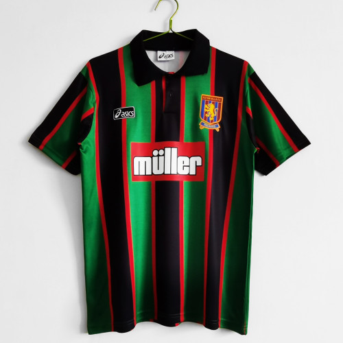Retro 93-95 Aston Villa away soccer jersey size S-2XL