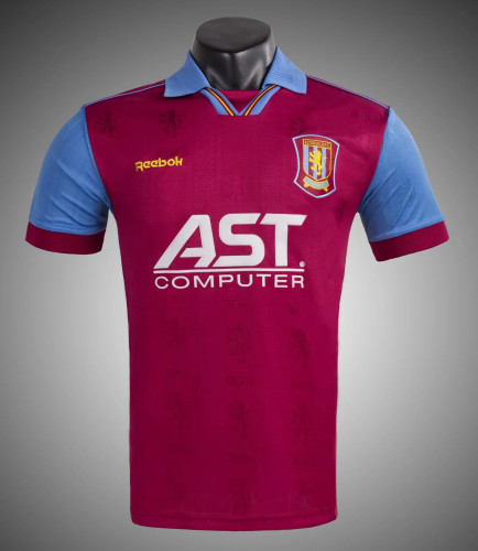 Retro 95-97 Aston Villa home soccer jersey size S-2XL