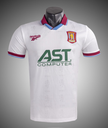 Retro 95-96 Aston Villa away soccer jersey size S-2XL