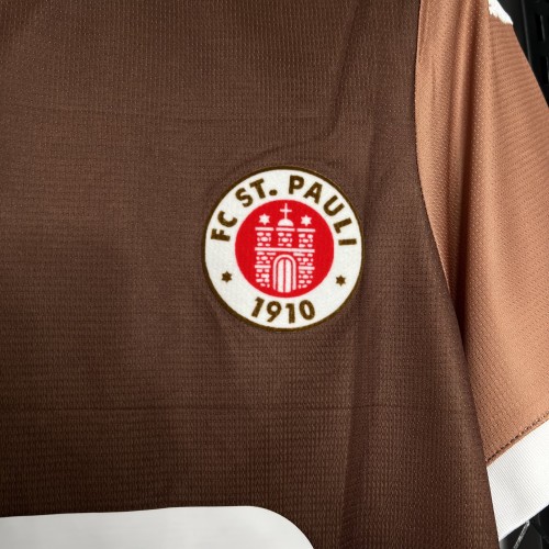 24-25 FC St. Pauli home soccer jersey