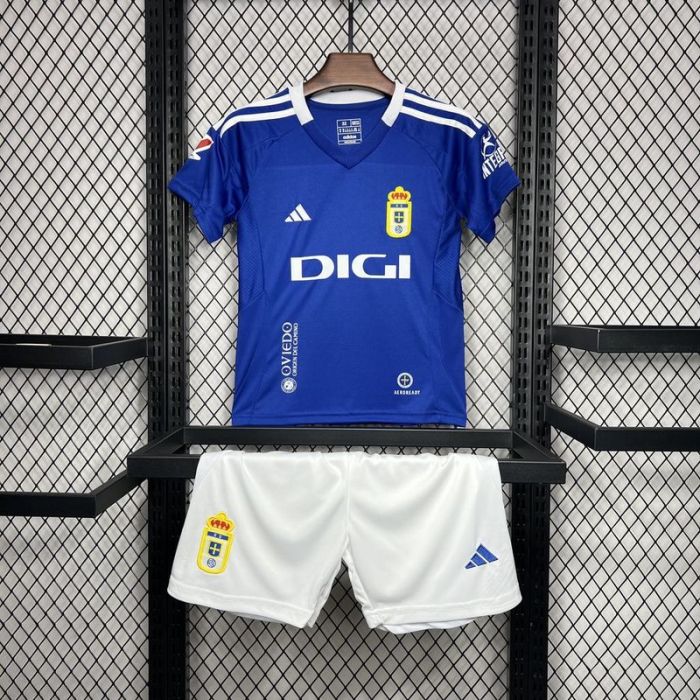 24-25 Real Oviedo Home Kids Kit