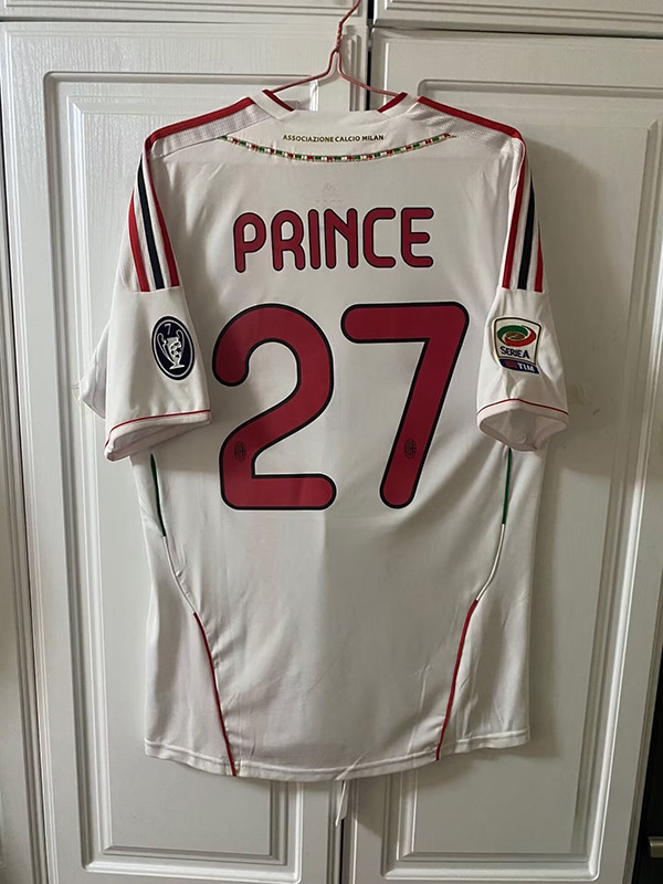 Prince 11-12 AC MILAN Jersey white