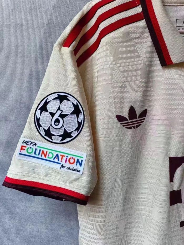 Player Versoin Bayern 2024 2025 white trikot UCL