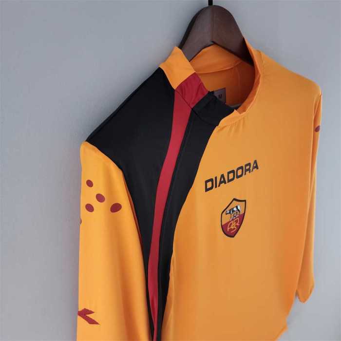 2005-06 Roma shirt home long sleeve