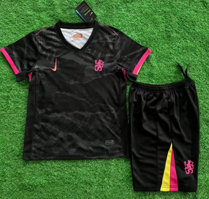 Kids CHELSEA Third Away Soccer Uniform 2024 2025