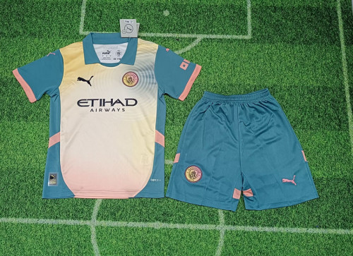 Kids 24-25 MAN CITY Fourth away kit