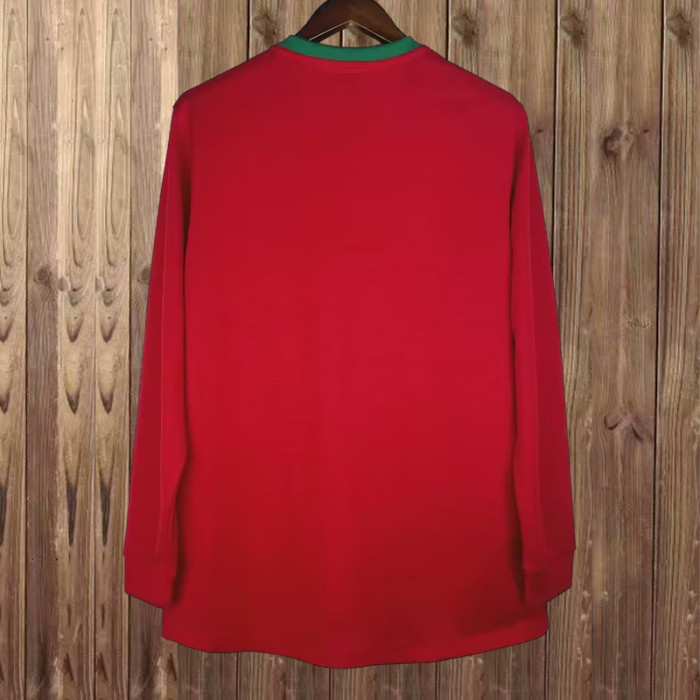 2012 Portugal home long sleeve retro jersey