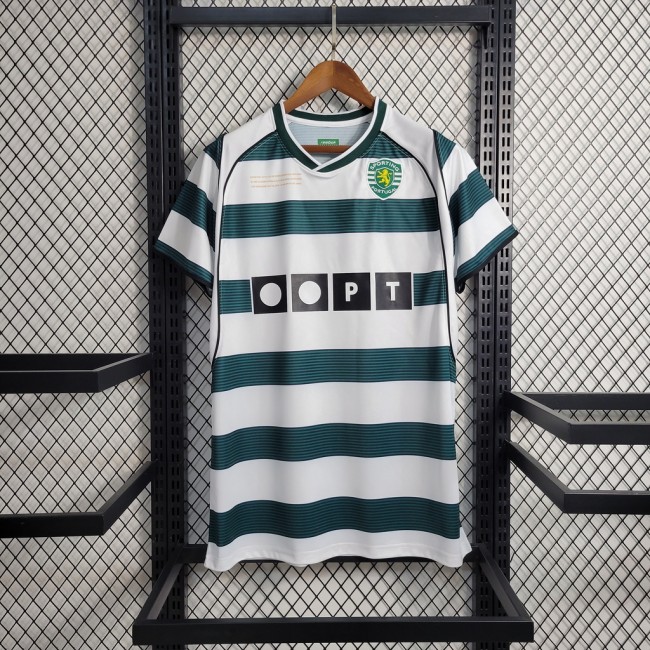 Retro 01-03 Sporting Lisbon, Portugal Home Size S-XXL_wps图片