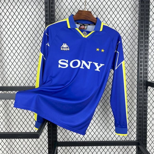 Juventus 1996_97 Away Long Sleeves Retro Jersey