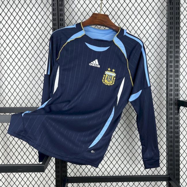 Argentina 2006_07 World Cup Away Long Sleeves Retro Jersey