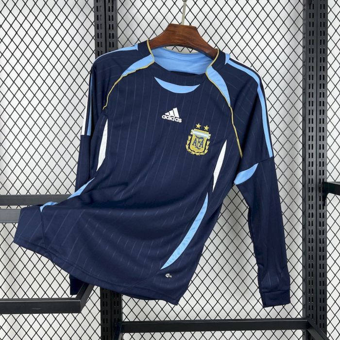 Argentina 2006_07 World Cup Away Long Sleeves Retro Jersey