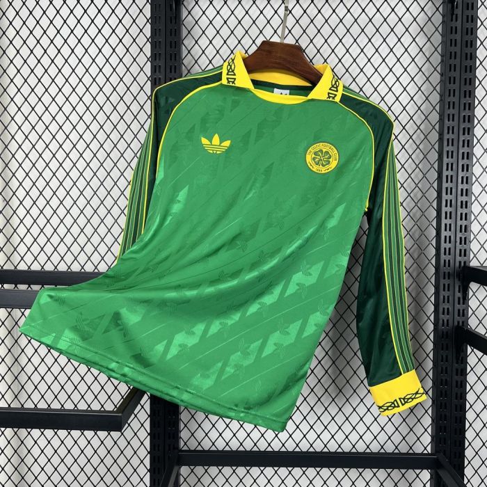 Celtic 2024_25 Special Edition Long Sleeves Retro Jersey S-XXL