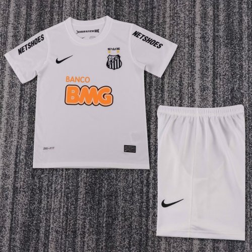 Kids Santos Home Soccer Uniform 2013 