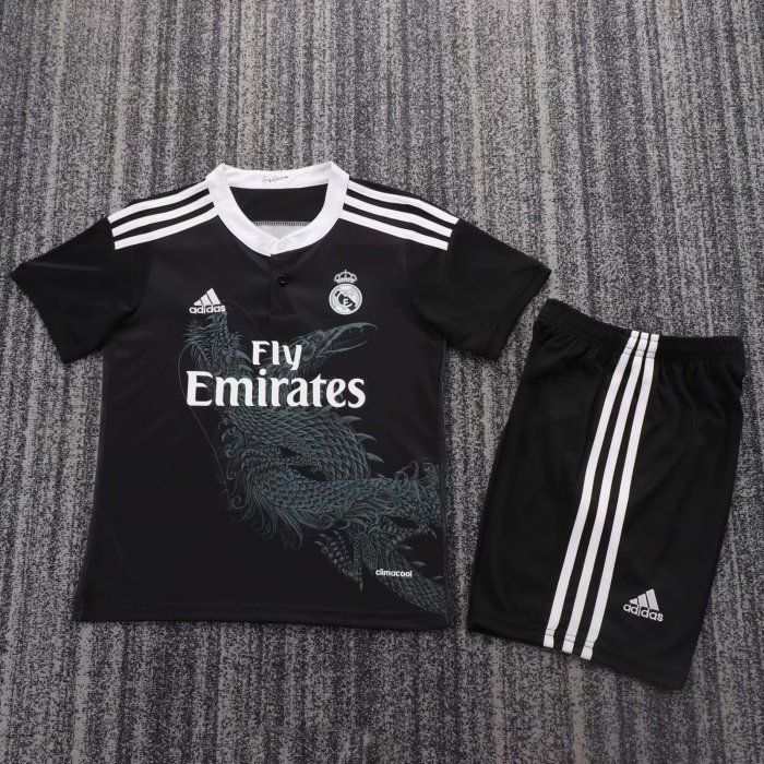Kids REAL MADRID Third Away Soccer Uniform 2014 2015 