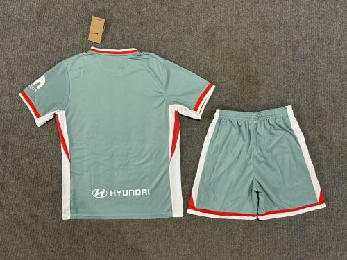 Kids Atletico Madrid away  Soccer Uniform 2024 2025