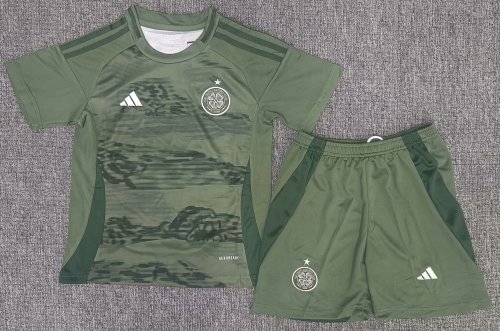 Kids Celtic Third Away Soccer Uniform 2024 2025