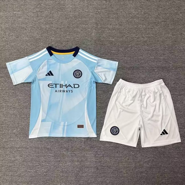 Kids New York City Home Soccer Uniform 2025 2026