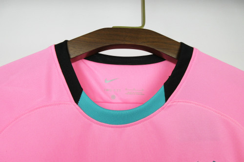2021 Barcelona pink soccer jerseys