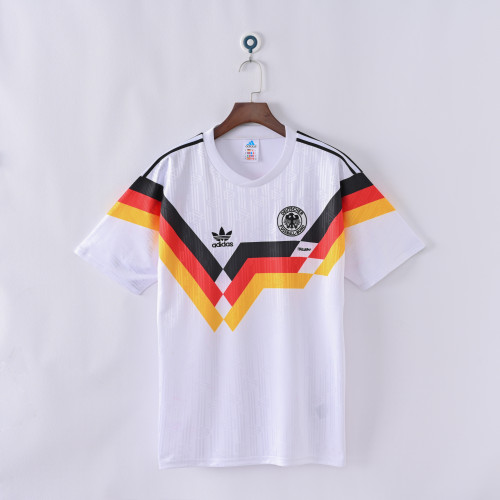 Retro Jersey 1990 Germany white Soccer Jersey