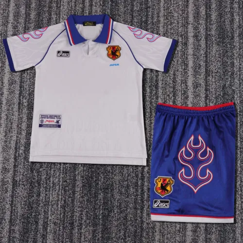 kids kit Retro 1998 Japan away soccer jersey size 16-28