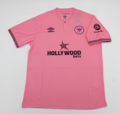 Brentford 24-25 pink third away S-XXL