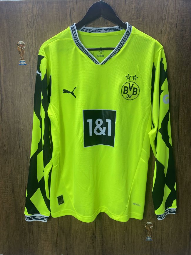 BVB Souvenir Long Sleeve Soccer Jersey 2025 2026 Dortmund