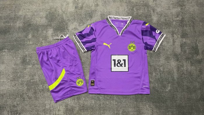 Kids BVB Special Soccer Uniform 2025 2026