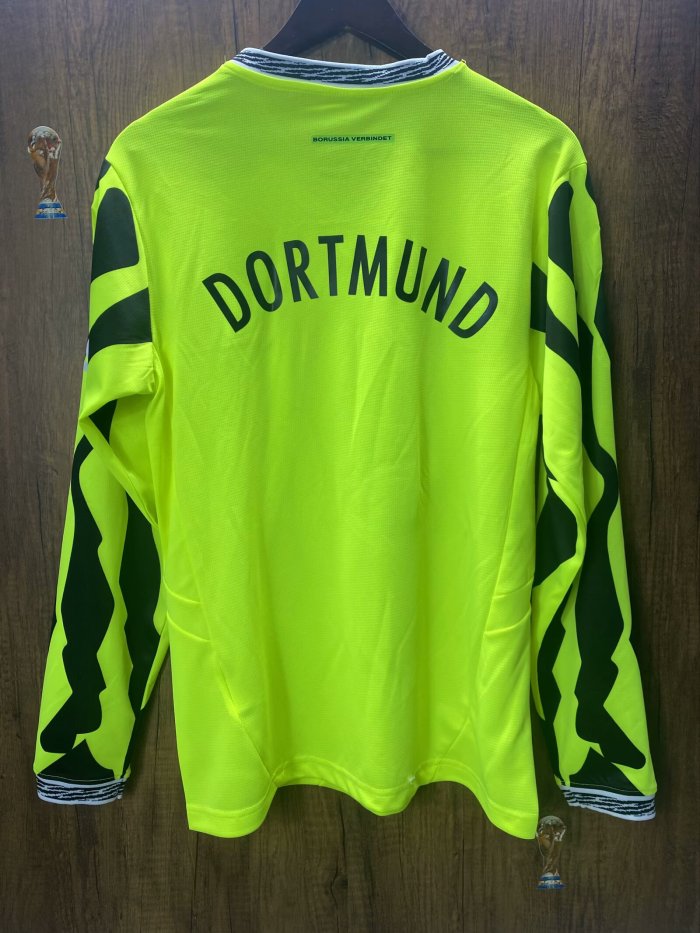 BVB Souvenir Long Sleeve Soccer Jersey 2025 2026 Dortmund