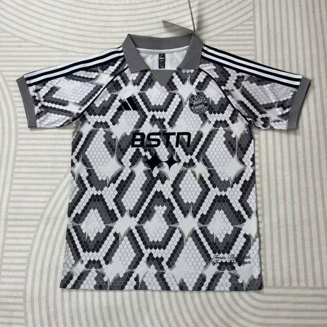 25-26 Bayern black and white POLO