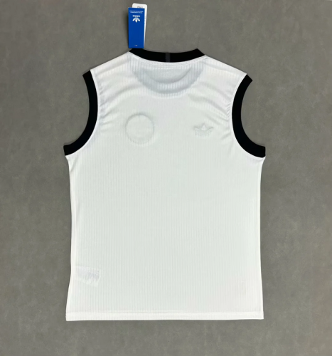 vest 25-26 Germany 125th Anniversary white vest size S-2XL