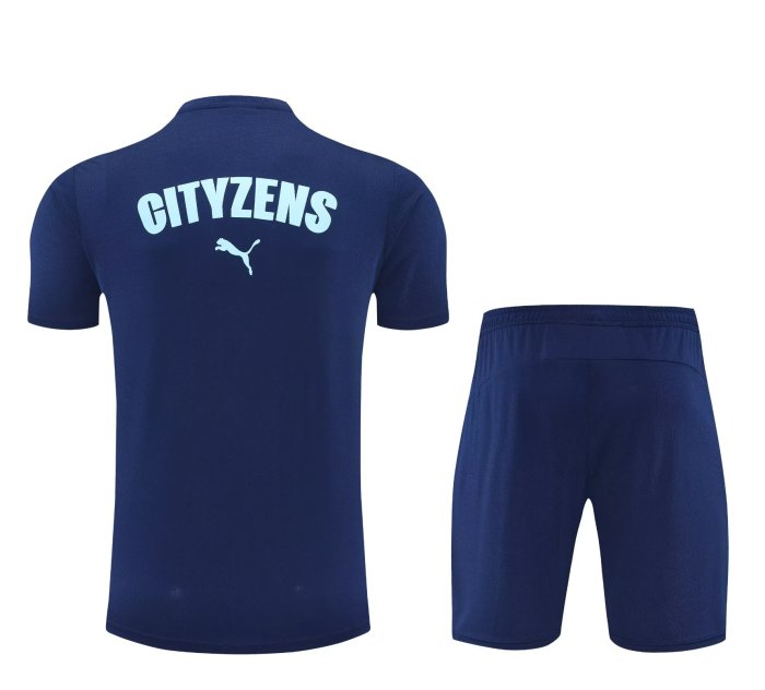 Man City Training Soccer Suit 2025 2026 Blue