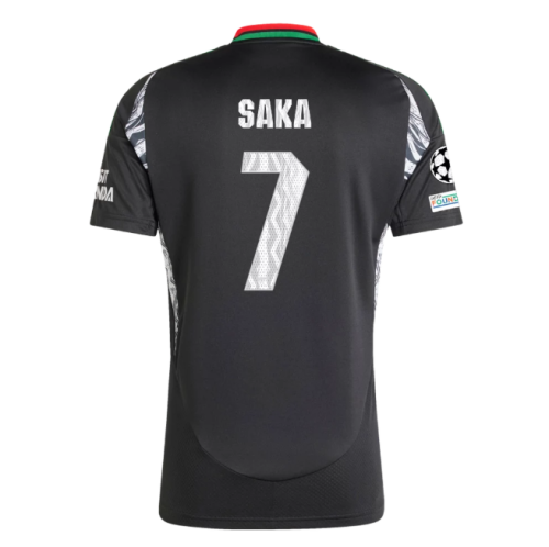 SAKA Jersey Rice shirt Arsenal Home 24-25 UCL Patches