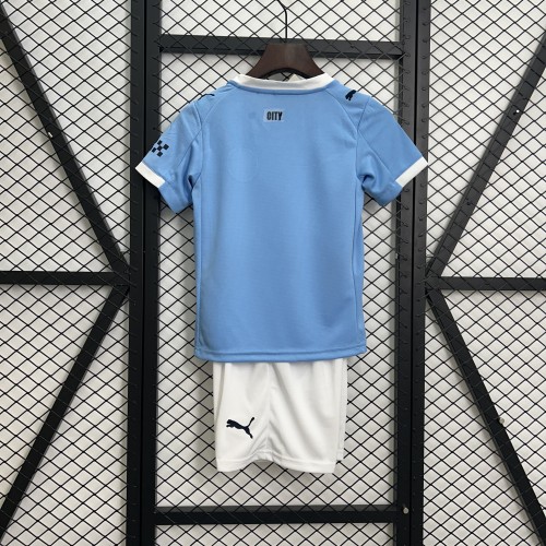 2025 26 kids Manchester City set home size  16-28